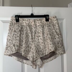 XL leopard athletic shorts